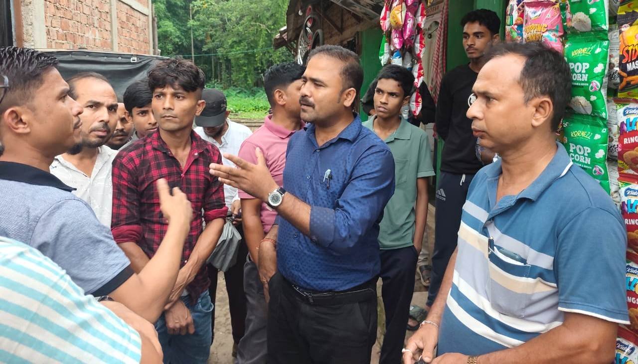কাটিগড়ায় যানজটের বিরুদ্ধে প্রশাসনের সাঁড়াশি অভিযান